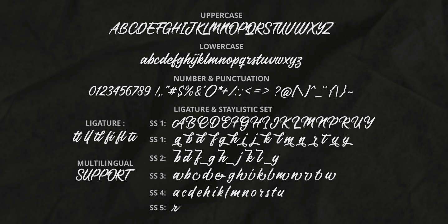 Example font Forestland #3